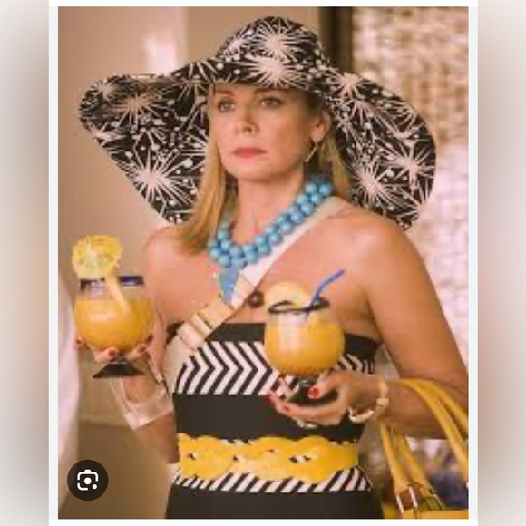 VTG KJL KENNETH JAY LANE Turquoise Graduated Beaded Statement Necklace - Picture 7 of 8